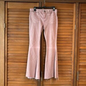 Rare Free People Stella High Rise Chevron Pocket